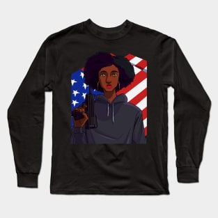 Black Lives Matter Protester Long Sleeve T-Shirt